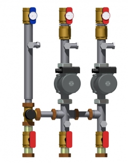 Модуль смесительный D 32 2 х с Pumpman GRS 32/8 1х220 V